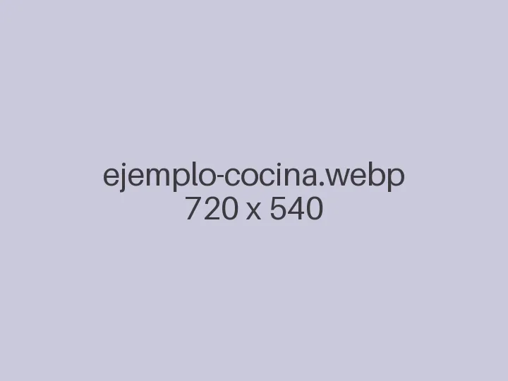 Web para escuela de cocina